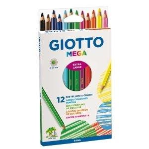 Lápiz de color Giotto Mega - 5,5 mm - Colores surtidos