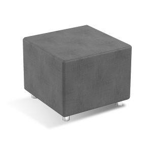 Puff Mirplay Cube forma de cubo 55x55cm tapizado polipiel PVC