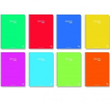 Bloc Pacsa - Hojas trepadas - Tapa de cartón - 4x4 - 80 hojas - 60 g - Colores surtidos