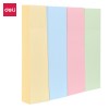 Indices adhesivos de papel DELI 4x100h 50x12mm colores surtidos pastel