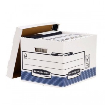 Contenedor de archivos Bankers Box System Series - 333 x 285 x 390 mm - Pack 10 ud