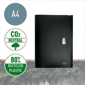 Carpeta de 3 solapas Leitz Recycle A4 negro