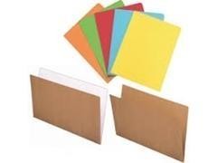 Subcarpeta con pestaña Gio - Folio - 250 g - Color amarillo caña - Pestañas - Pack 50 ud