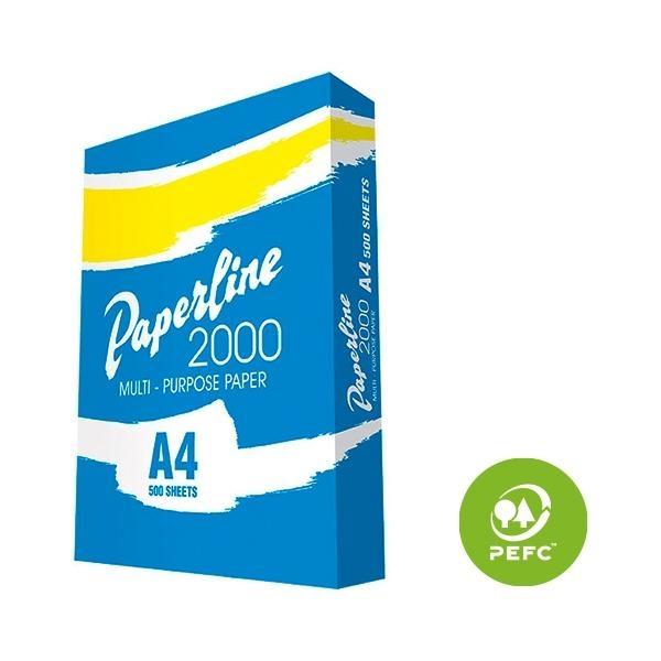 Papel DINA4 PAPERLINE 2000 multifuncion Pack 500 hojas blanco