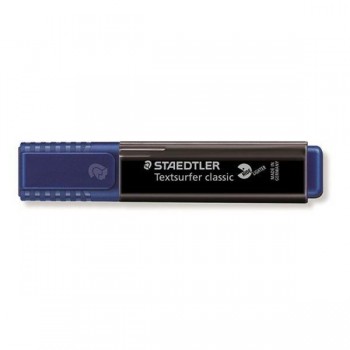Marcador fluorescente Staedtler Textsurfer Classic - Punta biselada - Trazo 1 mm a 5 mm - Color negr