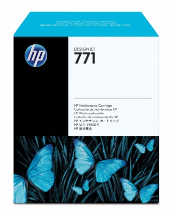 HP Cartucho de mantenimiento de color CH644A nº771 original