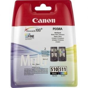CANON Cartucho Ink-Jet PG510/CL511multipack negro/tricolor