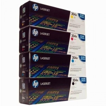 HP Toner laser CC53*A nº304A original colores