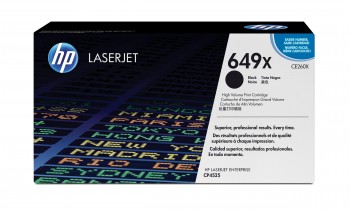 HP Toner laser CE260X nº649X original negro