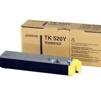 KYOCERA Toner laser TK520Y amarillo 4k original