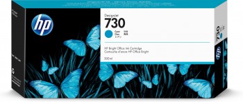 HP Cartucho inkjet P2V**A original Nº730 colores (300ml)