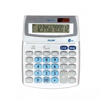Bl.calculadora Milan 12 dígitos extragrande