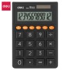 Calculadora bolsillo DELI EM130 12 dígitos 118,1x70,2x11mm. (solar/pila LR54)