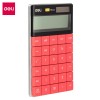 Calculadora sobremesa DELI E1589 12 dígitos 165x103x16mm. (solar/pila LR44)