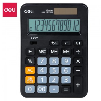 Calculadora sobremesa DELI EM210 12 dígitos negro