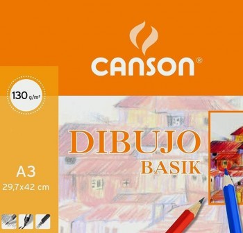 Papel de dibujo Canson Basik - Microperforado - 130 g