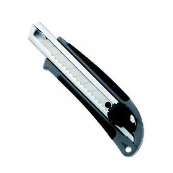 Cutter Westcott ancho profesional - 18 mm - Color negro