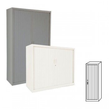 Armario de persiana puertas verticales 60x198x45cm estantes no incluidos