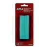 Barra de cola termofusible Apli- Color blanco - 100 mm - 7,5 mm - Pack 10 ud