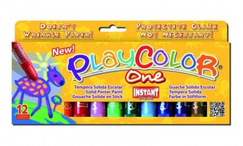 Témpera sólida Playcolor One - Colores surtidos