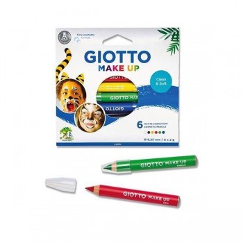 Lápiz cosmético Giotto Make Up - Colores surtidos - Pack 6 ud