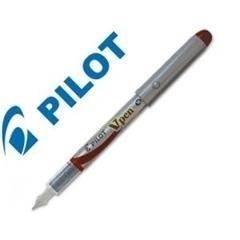 Pluma desechable Pilot V Pen Silver tinta líquida trazo 0,4mm metálico