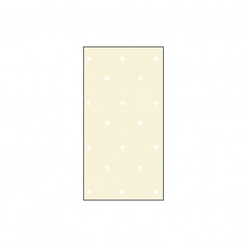 Rollo de papel celofan PRYSE decorado 0,80x50mts pp. trasparente punto blanco