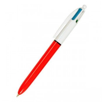 Bolígrafo Bic 4 colores Fine punta media