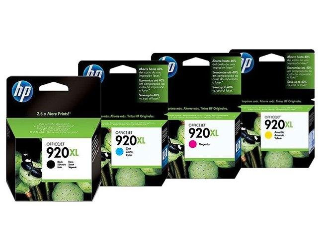 HP Cartucho ink-jet CD97*AE nº920/XL original colores