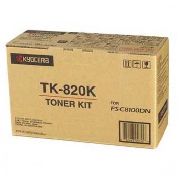 KYOCERA Toner laser TK820K original NEGRO 15k