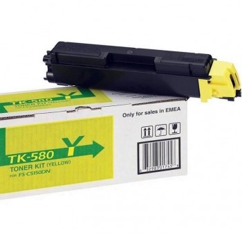 KYOCERA Tóner laser TK580Y amarillo