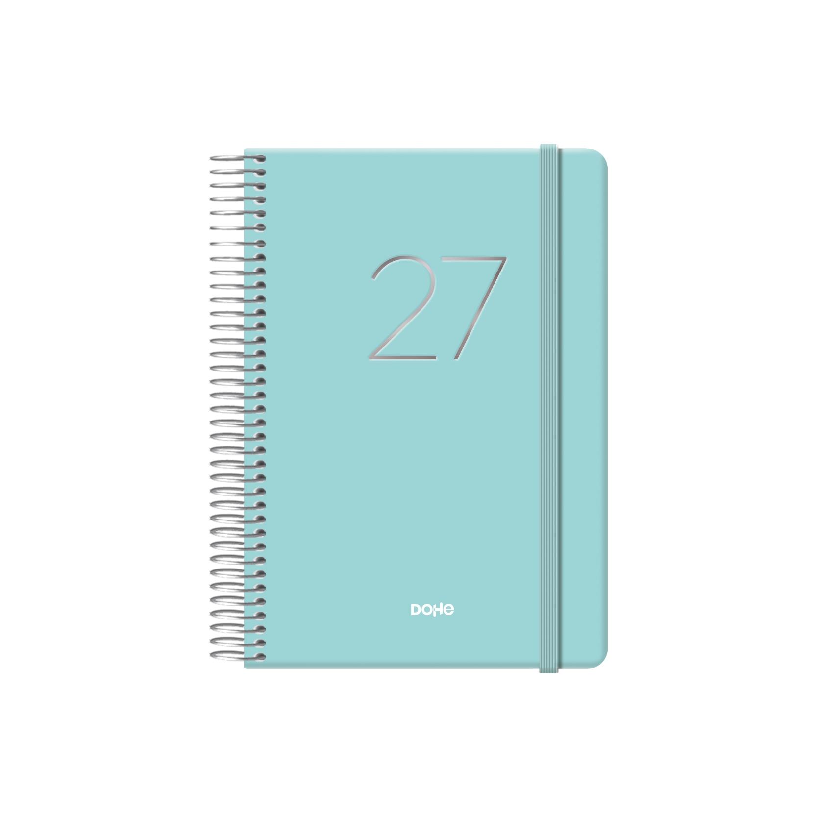 Agenda espiral Dohe Gloss DP 12,5x18cm verde