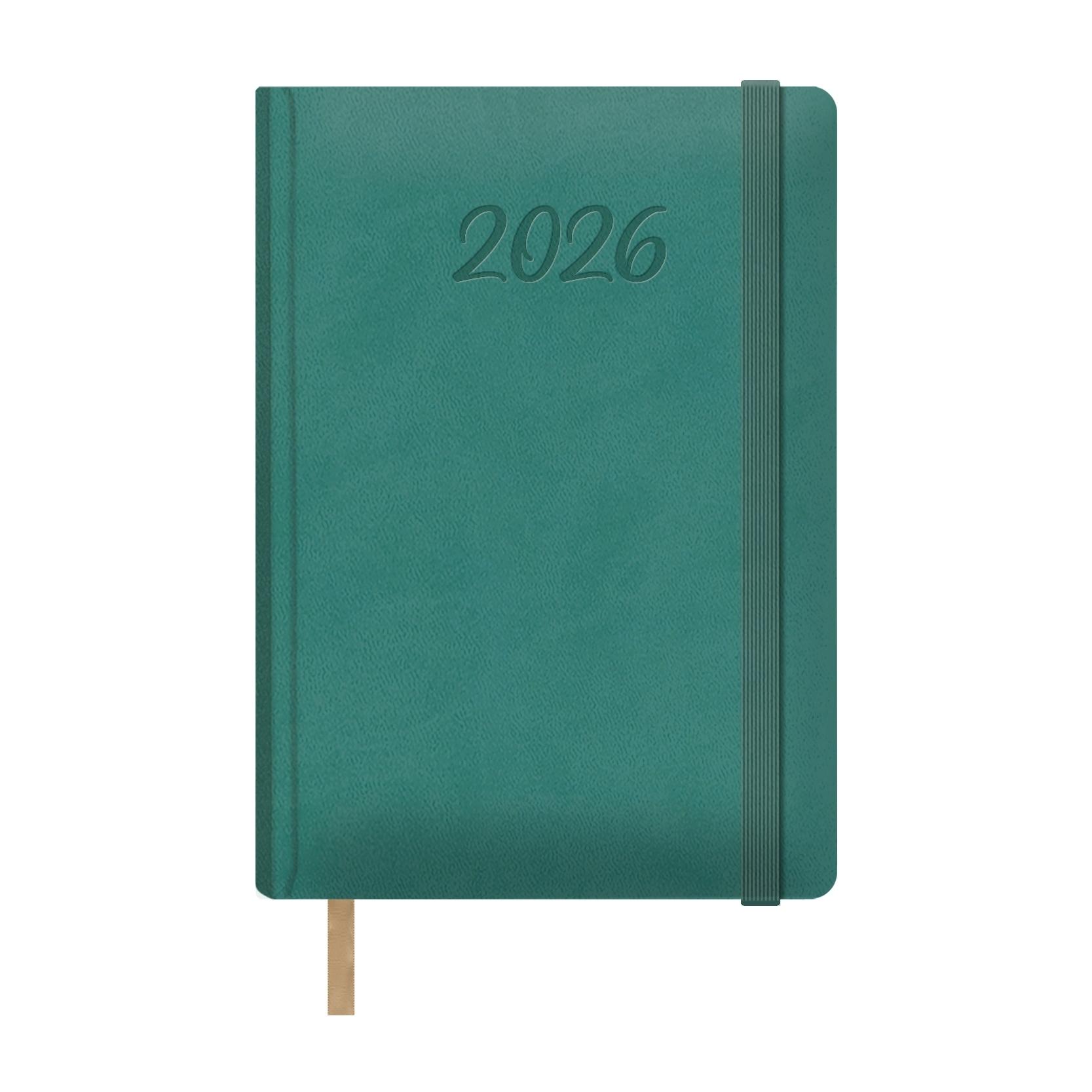 Agenda encuadernada Dohe SAMBA día página 15x21cm verde 2027