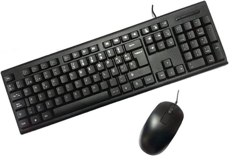 Pack de teclado + ratón COOLBOX USB negro