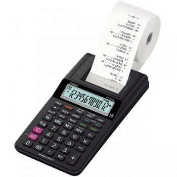 Calculadora impresora Casio HR-8RCE BK 12 dígitos
