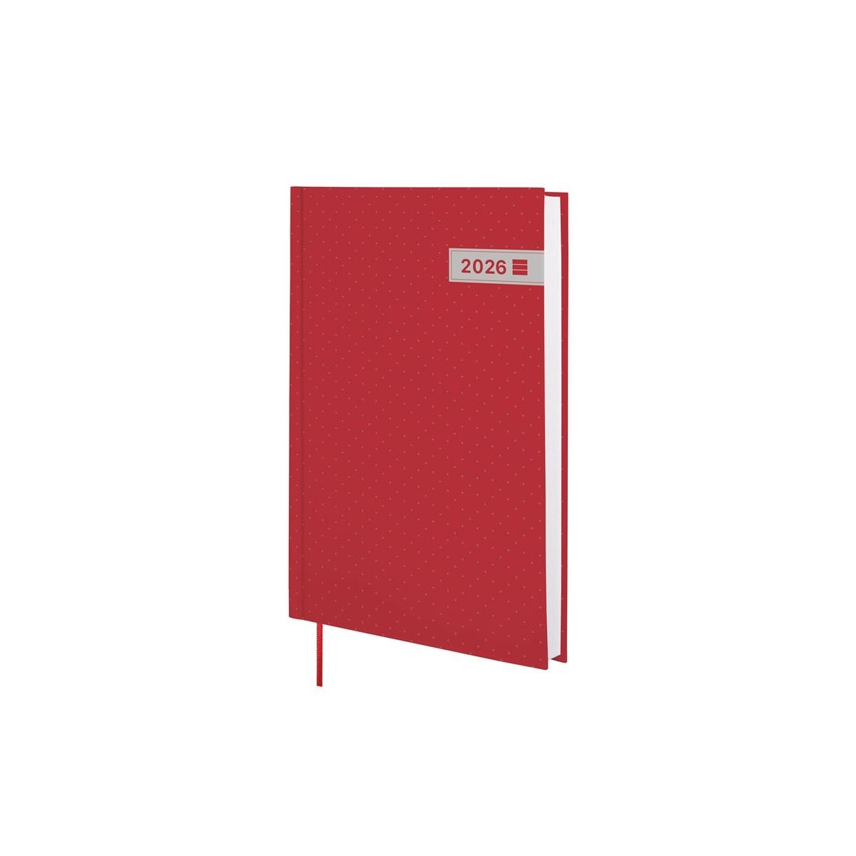 Agenda FINOCAM PORTO Y10 1DP 2026 ROJO - 140x204 mm