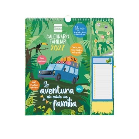 Calendario FICOCAM 16 meses PLUS 26-27 FAMILIAR