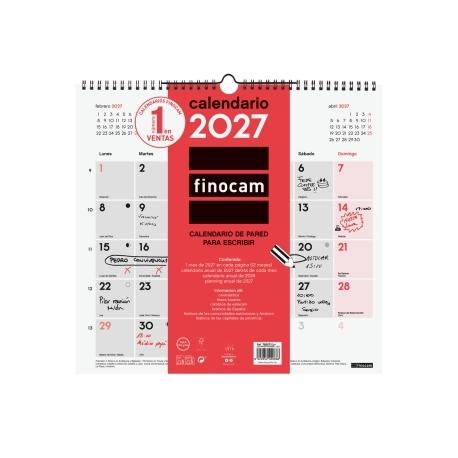Calendario de pared FINOCAM ESCRIBIR L 2027+