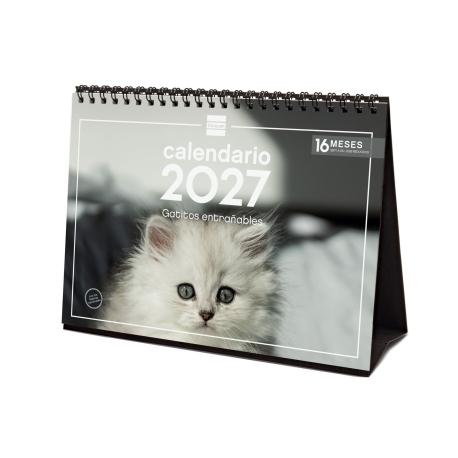 Calendario sobremesa FINOCAM 2027 GATITOS+