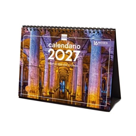 Calendario sobremesa FINOCAM 2027 MARAV.MUNDO+