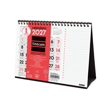 Calendario de sobremesa FINOCAM numeros grandes + notas S 2027+