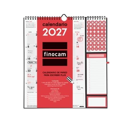 Calendario de pared FINOCAM ESCRIBIR PLUS 2027+