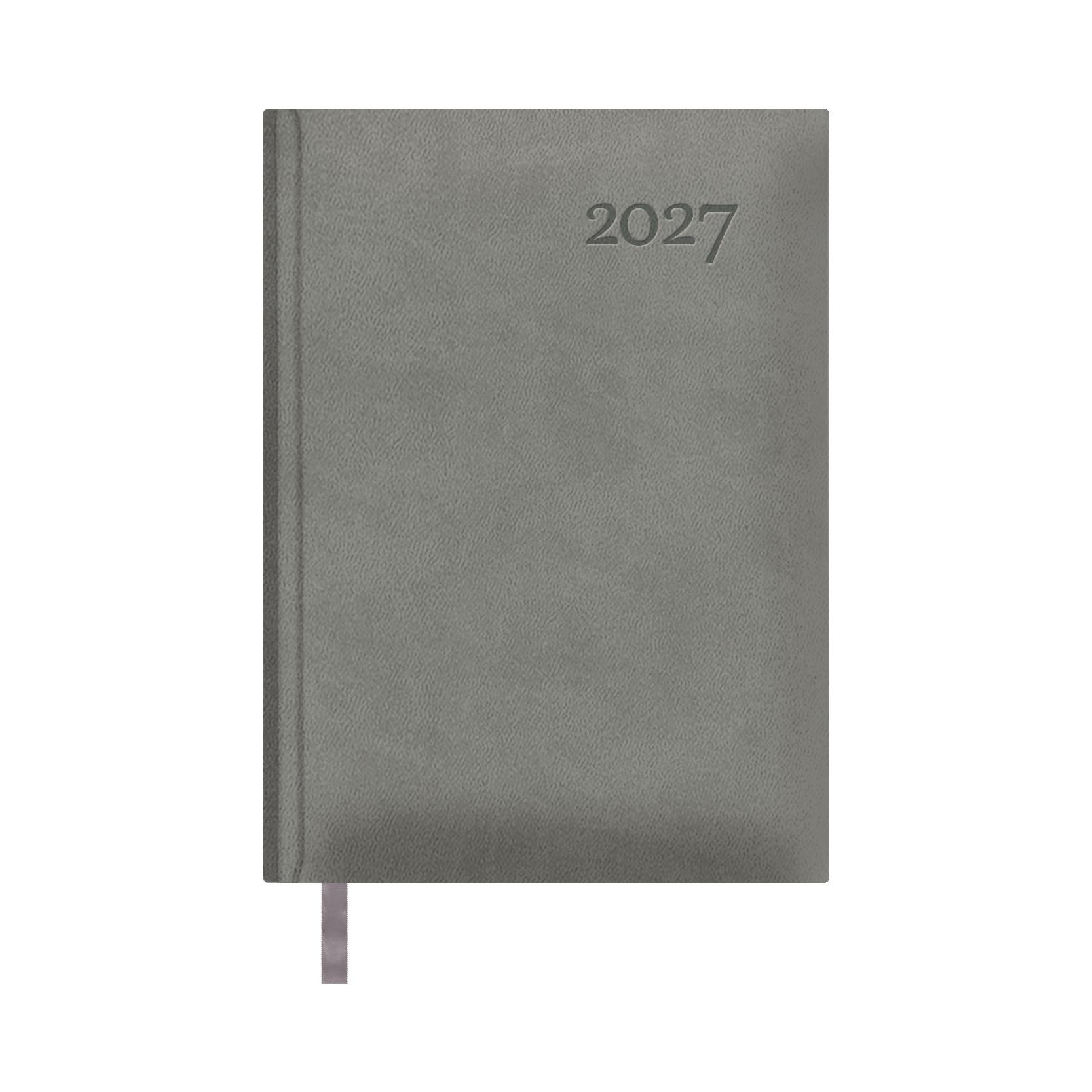 Agenda encuadernada Dohe LAUSANA Día página 14x20cm gris 2027