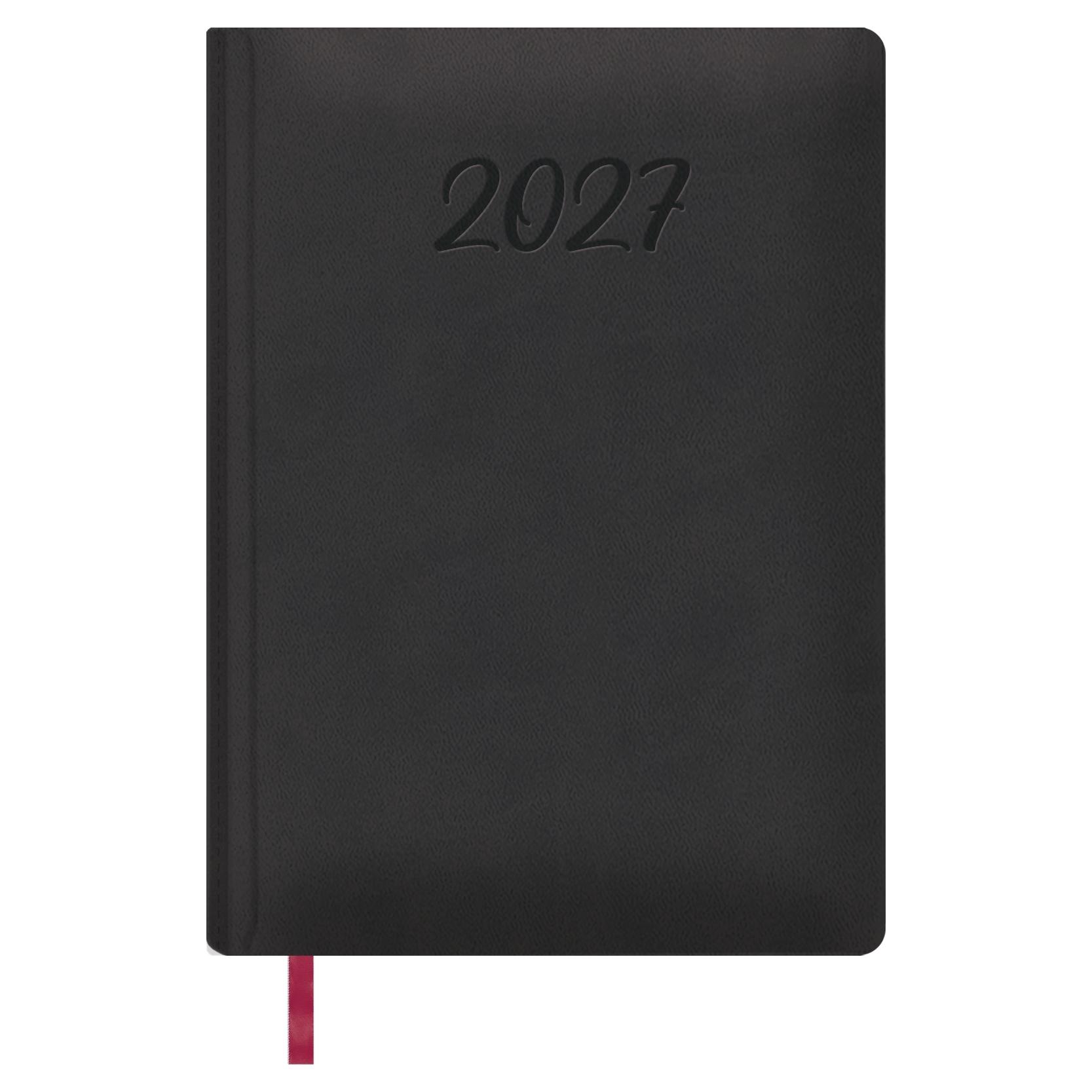 Agenda encuadernada Dohe MANAOS día página 17x24cm negro 2027