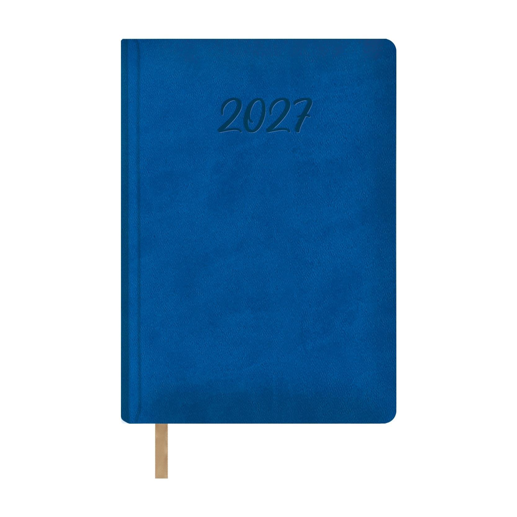 Agenda encuadernada Dohe SAMBA día página 15x21cm azul 2027