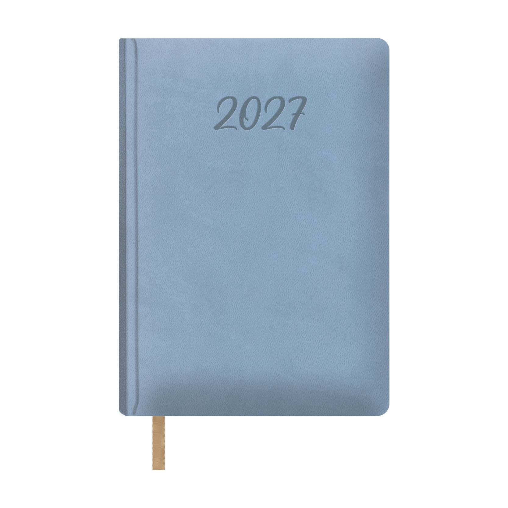 Agenda encuadernada Dohe SAMBA día página 15x21cm azul claro 2027