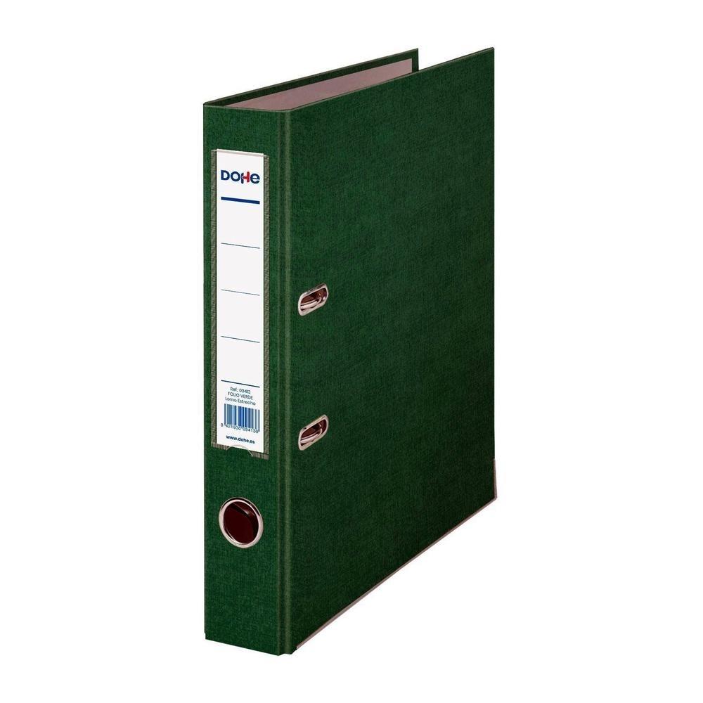 Archivador DOHE archicolor lomo estrecho FOLIO VERDE