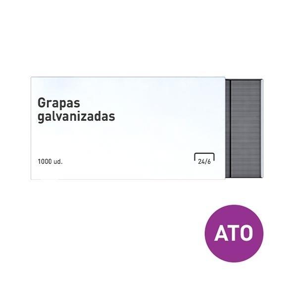 Grapas galvanizada ATO 24/6 PK1000