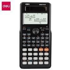 Calculadora científica DELI ED991ES negro 171,9x83x17,5mm. (solar/pila LR44*2)