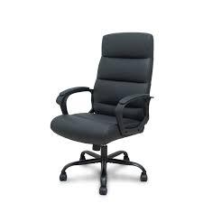 Sillón de dirección Piqueras y Crespo Opti545 similpiel negro base metálica negra
